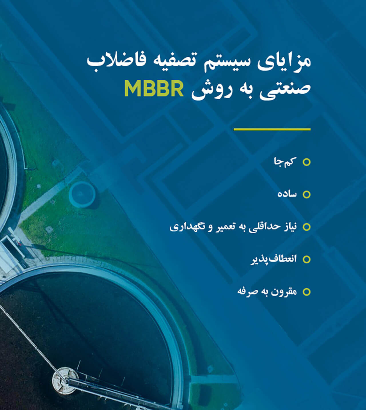   پکیج تصفیه فاضلاب صنعتی به روش MBBR _ راکتور بیوفیلم بستر متحرک